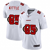 Nike 49ers 85 George Kittle White Shadow Logo Limited Jersey Yhua,baseball caps,new era cap wholesale,wholesale hats